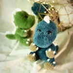 DIY háčkovací set dinosaurus kompletní - více barev