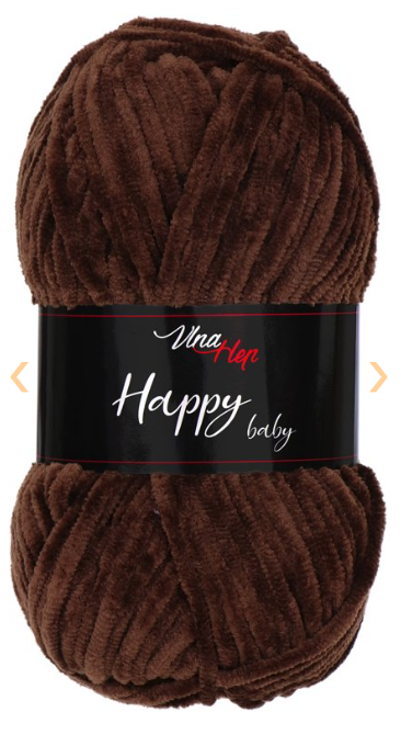 Vlna-Hep Happy baby –  41057 Tmavě hnedá