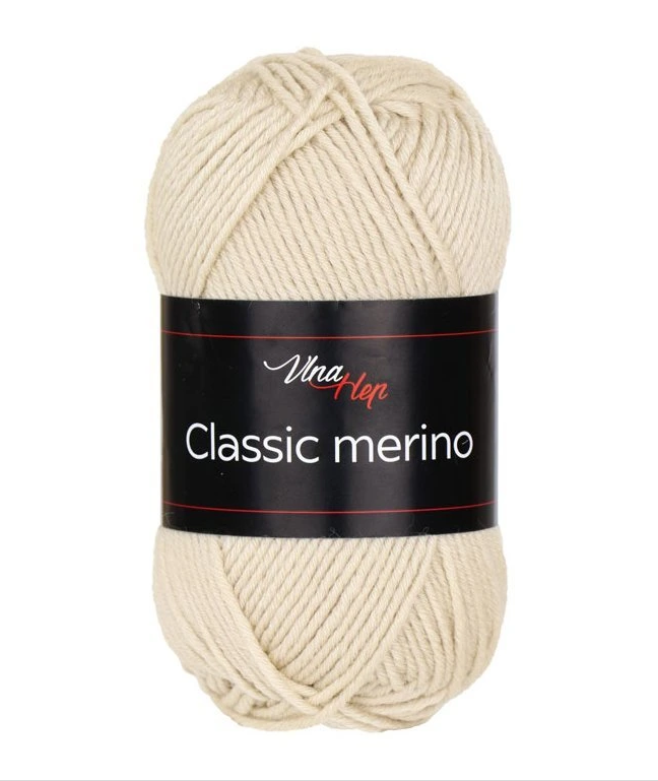 Vlna-Hep Classic merino 61007 světle béžová