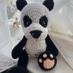 DIY háčkovací set - Panda